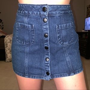 Brandy Melville Button Down Skirt